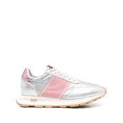 Rose Pink Panel Sneakers