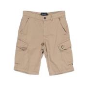 Beige Bomuld Bermuda Shorts Efterår/Vinter