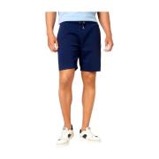 Blå Bermuda shorts til mænd