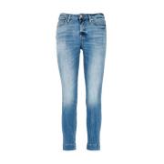 Slim Fit Denim Jeans med Logo