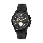 Sorte Mænds Quartz Analog Ur