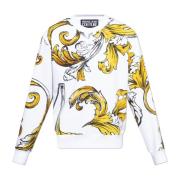 Sweatshirt med Outline Barocco print