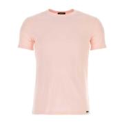 Pastel Pink Bomuld T-shirt