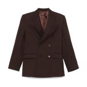 Klassisk Dobbelt Brystet Blazer