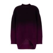 Oversize Grape Uld Blend Sweater