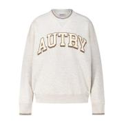 Logo Crewneck Sweater Sporty Style