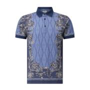 Blomstret Paisley Polo Skjorte