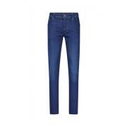 Slim-Fit Lynlås Jeans 5-Lomme Stil