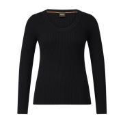 Ribstrik Pullover Elegant Look