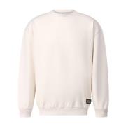 Sweatshirt med Logo Print Moderne Stil