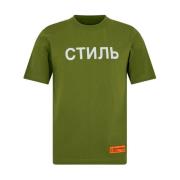 CTNMB Logo T-Shirt Grøn/Hvid Kortærmet