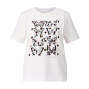 Sommerfugl Print T-Shirt