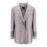 Silkeblandet Foret Blazer