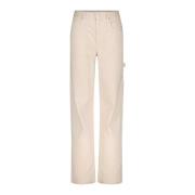 Cargo Wide Leg Jeans med Lommer