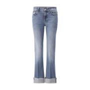 Moderne Slim Straight Jeans med Five-Pockets Stil