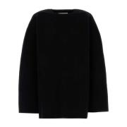 Oversize Sort Uldblanding Sweater