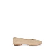 Lara, beige ruskind ballerina