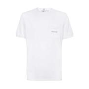 Bomuld Ribbet Crew T-shirt