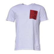 Leopard Print Crew Neck T-shirt