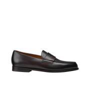 Herres læder loafers | mørkebrun