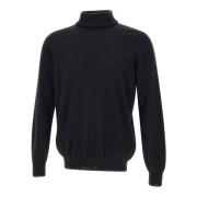 Sort Merinould Turtleneck Sweater