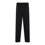 Midnight Blue Fine Wool Pants