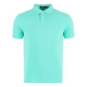 Slim Fit Bomuld Polo Skjorte