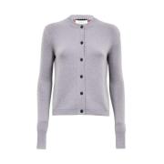 Luksus Cashmere Cardigan med Ribbede Detaljer