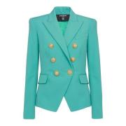 Uld dobbeltradet blazer