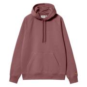 Bomuld Hooded Chase Sweatshirt med Lommer