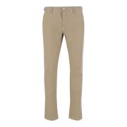 Stretch Bomuld Blanding Beige Chinos