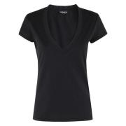 V-hals top i trendy stil