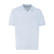 Bomuld Strikket Polo Skjorte Slim Fit