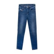 Knap Lynlås Kvinders Jeans Super Skinny