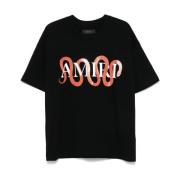 Logo Print Rundhals T-shirt