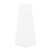 Ninfa Wide Leg Bukser Hvid