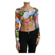 Blomster Elegance Kort Bluse