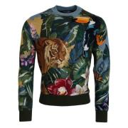 Jungle Broderet Uld-Silke Sweater