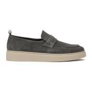 Herre ruskind slip-on sneakers