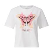 Sommerfugleprint T-shirt