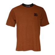 Brun Logo Patch Crew Neck T-shirt