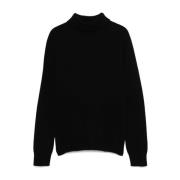 Sort rullekrave sweater