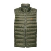 Quilted High Neck Vest