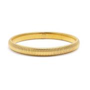 8mm Women's Gold Stretch Bangle