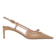 Stilfulde Slingback Flade Sko