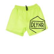 Fluo Grøn Logo Shorts til Mænd