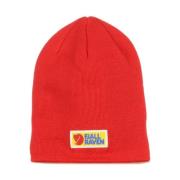 Rød Beanie Hat til Mænd