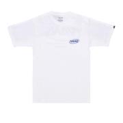 Hvid Herre T-shirt med Logo Print