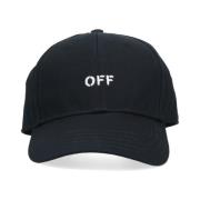 Sort Baseball Cap Broderet Logo