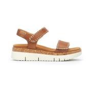 Brun damesandal - Palma stil